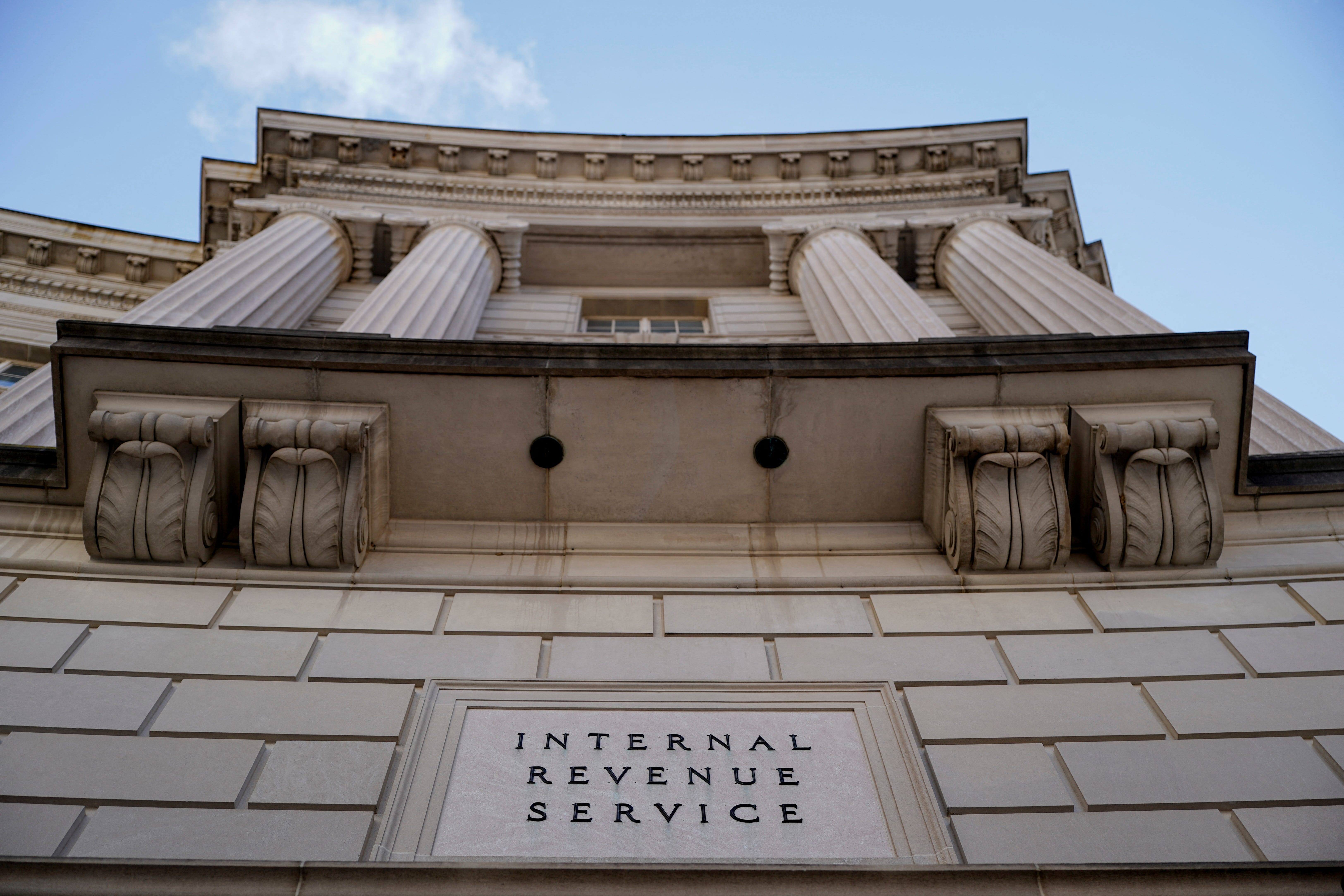 The U.S. Internal Revenue Service (IRS) building stands after it was reported the IRS will lay off about 6,700 employees, a restructuring that could strain the tax-collecting agency's resources during the critical tax-filing season, in Washington, D.C., February 20, 2025. REUTERS/Kent Nishimura