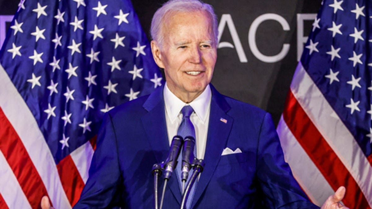 In return to national stage, Biden accuses Trump of 'taking a hatchet' to ...