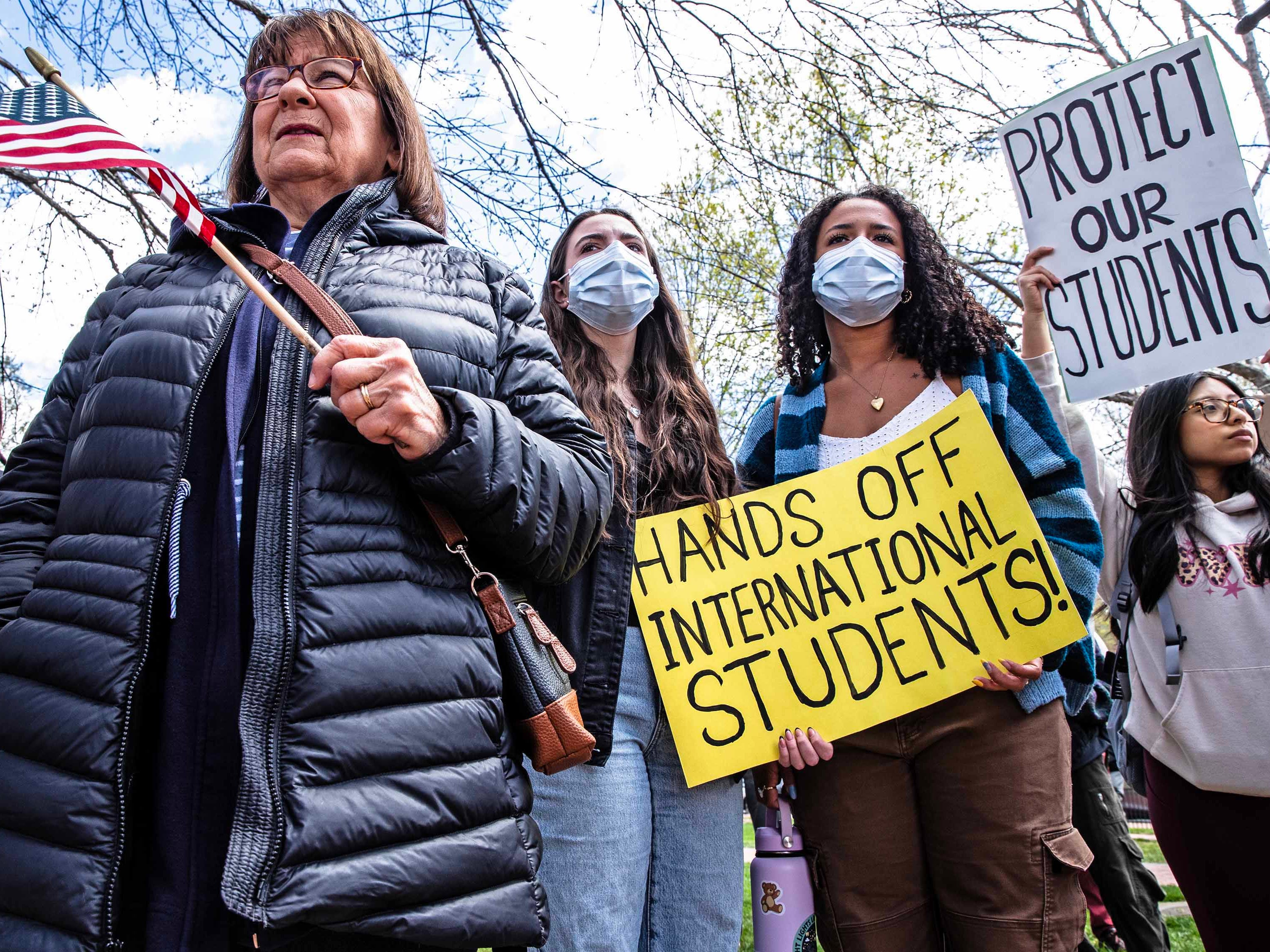 UD students walk out in support of international students