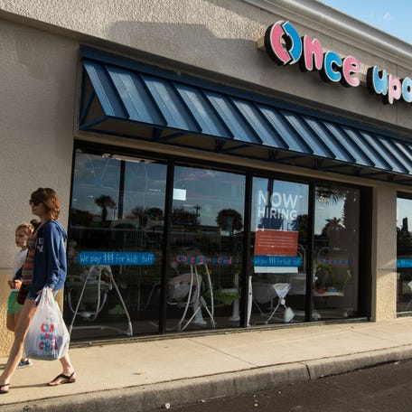 Once Upon a Time in Cape Coral buys and sells gently used kids clothing, toys, furniture and more. It's located at the former site of Goodwill at 1500 NE Pine Island Road.    04 Once Upon A Child