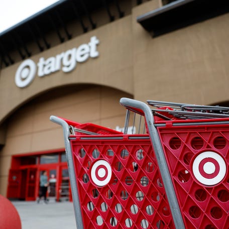 A view of a Target store on March 5, 2025 in Novato, California. Target CEO Brian Cornell said in a television interview that price increases due to US President Donald Trump's tariffs on Mexico could be seen on store shelves as early as this week.