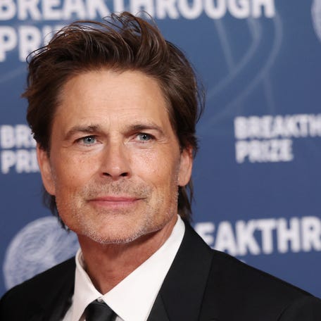 Rob Lowe attends the 11th Breakthrough Prize ceremony at Barker Hangar in Santa Monica, California, on April 5, 2025.
