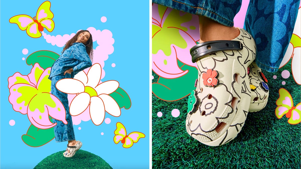 Step into funky new Crocs x Marimekko styles for spring 🎨