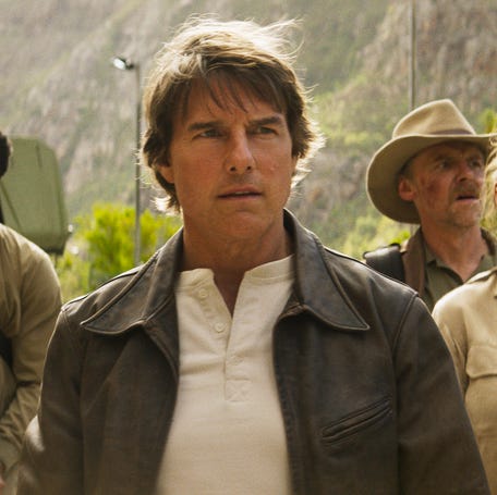 Tom Cruise (center, with Pom Klementieff, Greg Tarzan Davis, Simon Pegg and Hayley Atwell) returns for the eight – and possibly final – time time as superspy Ethan Hunt in "Mission: Impossible – The Final Reckoning."