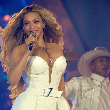 Beyoncé kicked off her Cowboy Carter tour April 28, 2025, at SoFi Stadium in Inglewood, California. The nearly three-hour show drew heavily from her "Cowboy Carter" album.