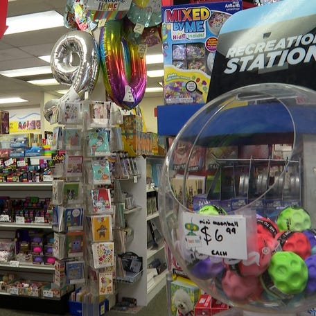 Toys are seen at "Child's Play Toys" store in Washington, DC, on April 18, 2025. Nearly 100 days into President Donald Trump's White House return, US businesses are scrambling to adjust to fast-changing trade policies.  The $40 billion toy industry, which heavily relies on production in China, is hard hit, companies tell AFP. Duncan's entire product range is designed and developed in the United States, chief executive of Duncan Toys Company Josh Staph said, but it makes almost all the toys in China. (Photo by ANNE LEBRETON/AFP via Getty Images)