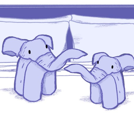 Towel elephant