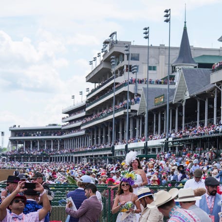 It was a packed Churchill Downs for the 2024 Kentucky Derby Saturday, May 4, 2024 in Louisville, Kentucky.