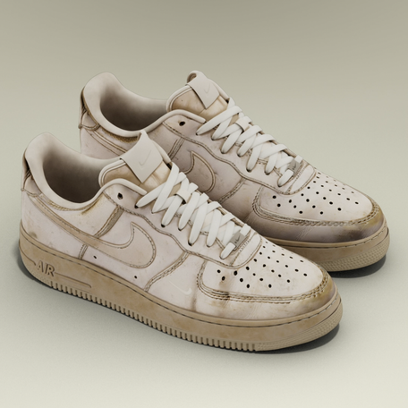 Pictured are Nike Air Force 1 