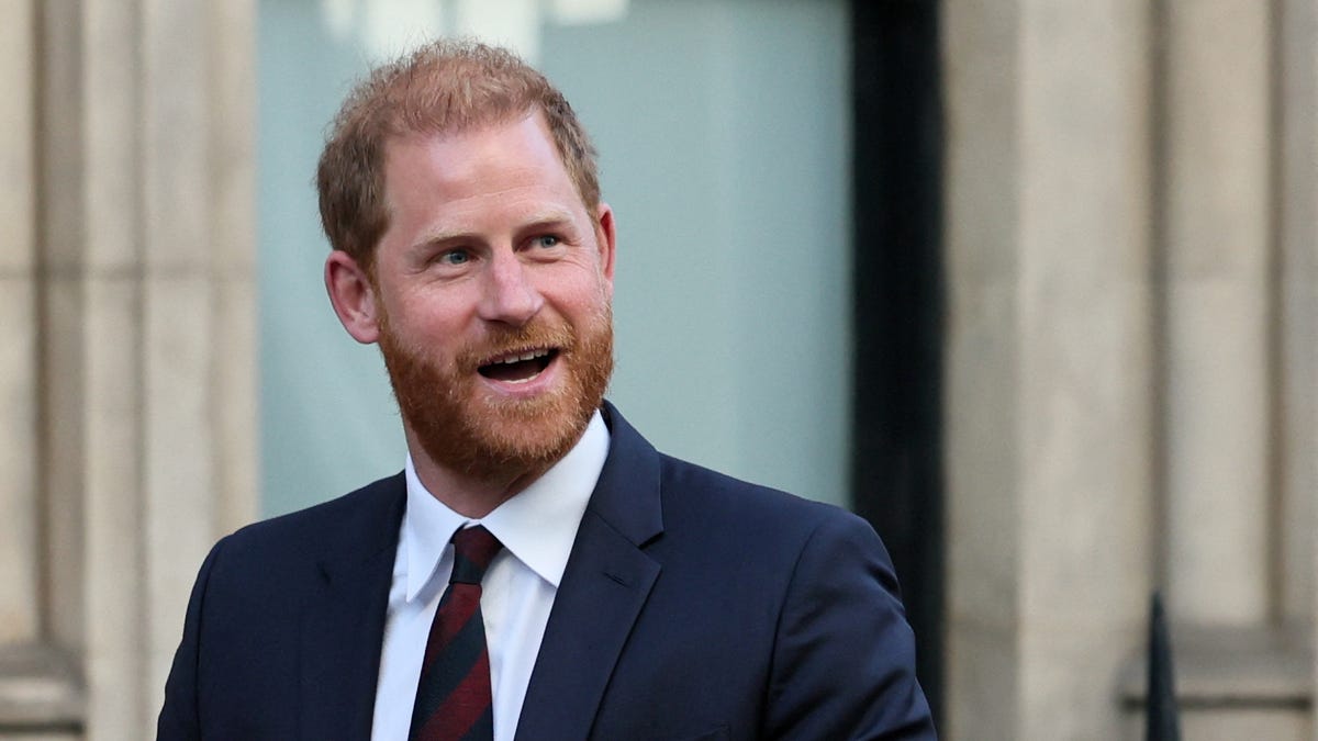 Prince Harry departs an appeal hearing outside the High Court in London, Britain on April 9, 2025.