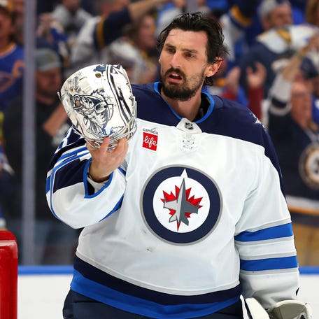Winnipeg Jets goalie Connor Hellebuyck is having another puzzling dropoff in the playoffs.