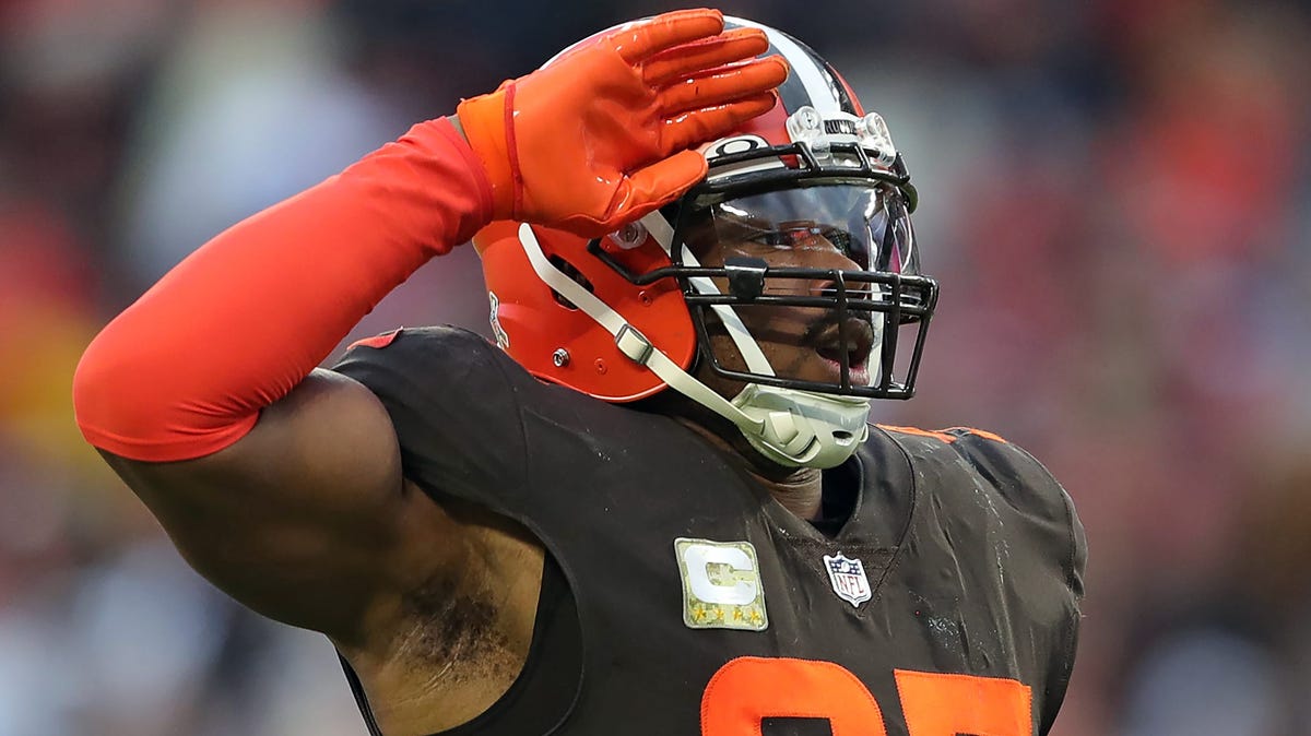 Myles Garrett understands his 'Spider-Man' role as leader of the Browns