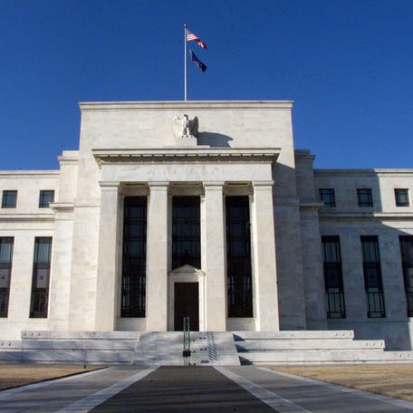 The U.S. Federal Reserve Building in Washington, D.C.. For RPA.    WM/HB
