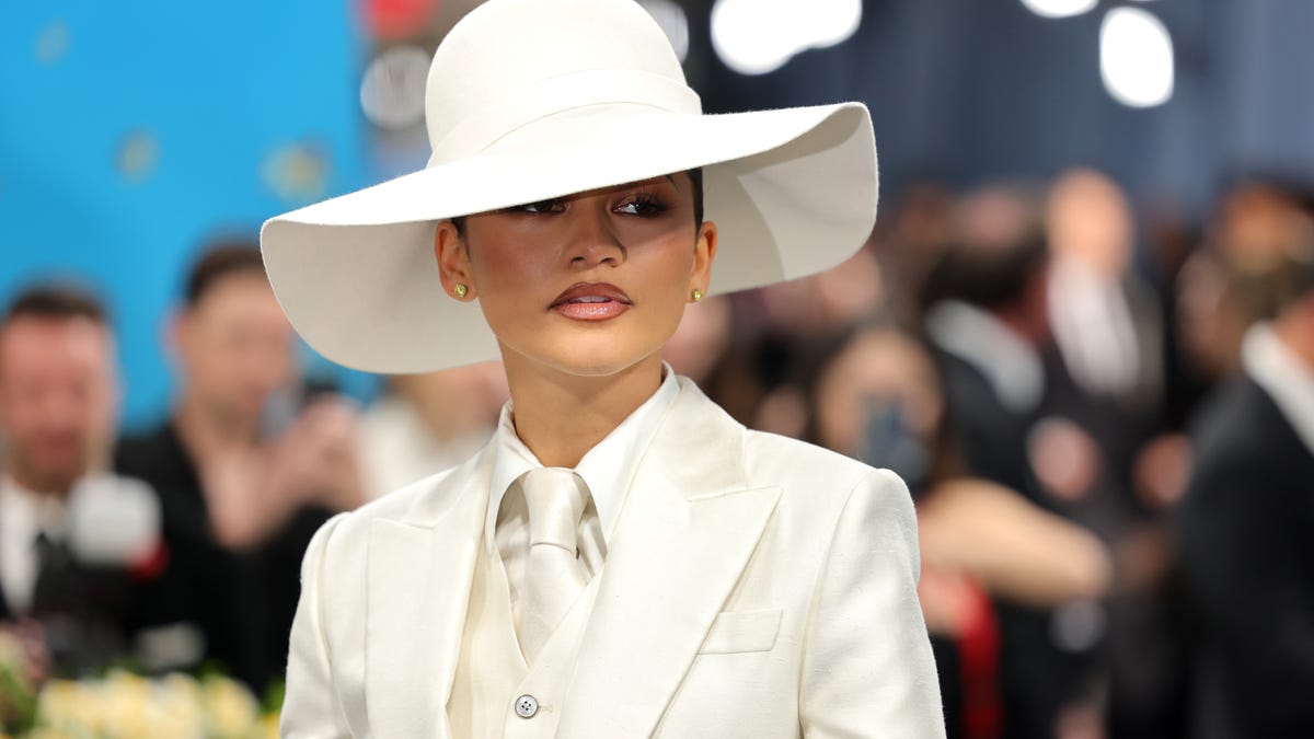 Zendaya attends the 2025 Met Gala Celebrating "Superfine: Tailoring Black Style" at Metropolitan Museum of Art on May 5, 2025 in New York City.