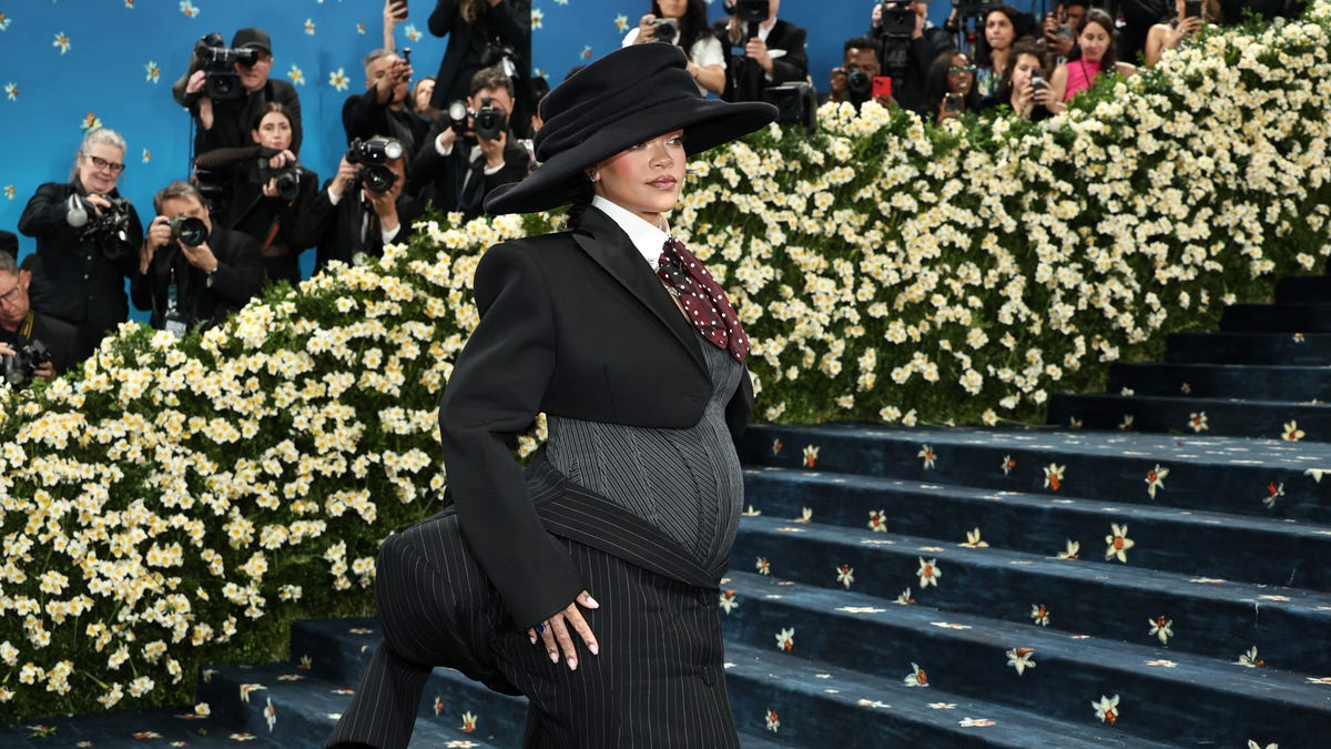 Rihanna attends the 2025 Met Gala on May 5, 2025 in New York City.
