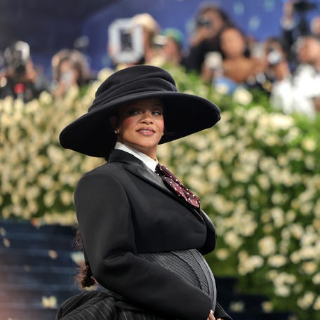 Rihanna attends the 2025 Met Gala on May 5, 2025 in New York City.