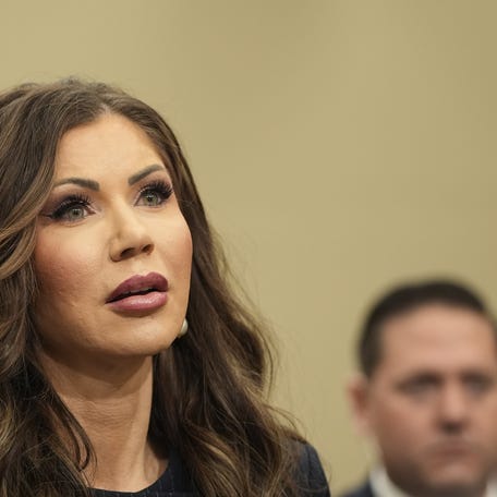 Kristi Noem, Secretary of Homeland Security, testifies in front of the House Committee on Appropriations Subcommittee on Homeland Security in Washington, D.C., on May 6, 2025.