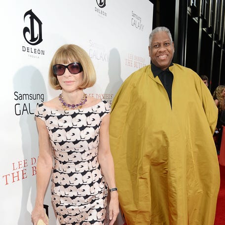 Anna Wintour and then-Vogue editor André Leon Talley attend Lee Daniels' "The Butler" New York premiere on Aug. 5, 2013, in New York City.