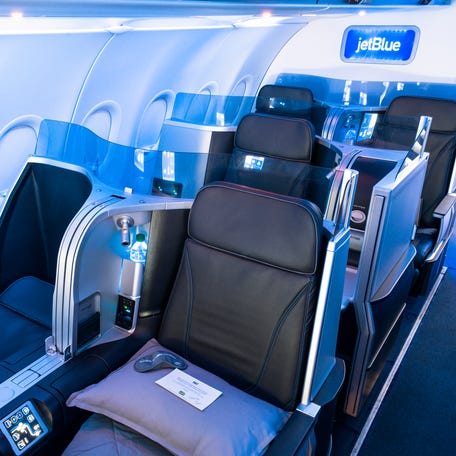 JetBlue's original Mint business class seating