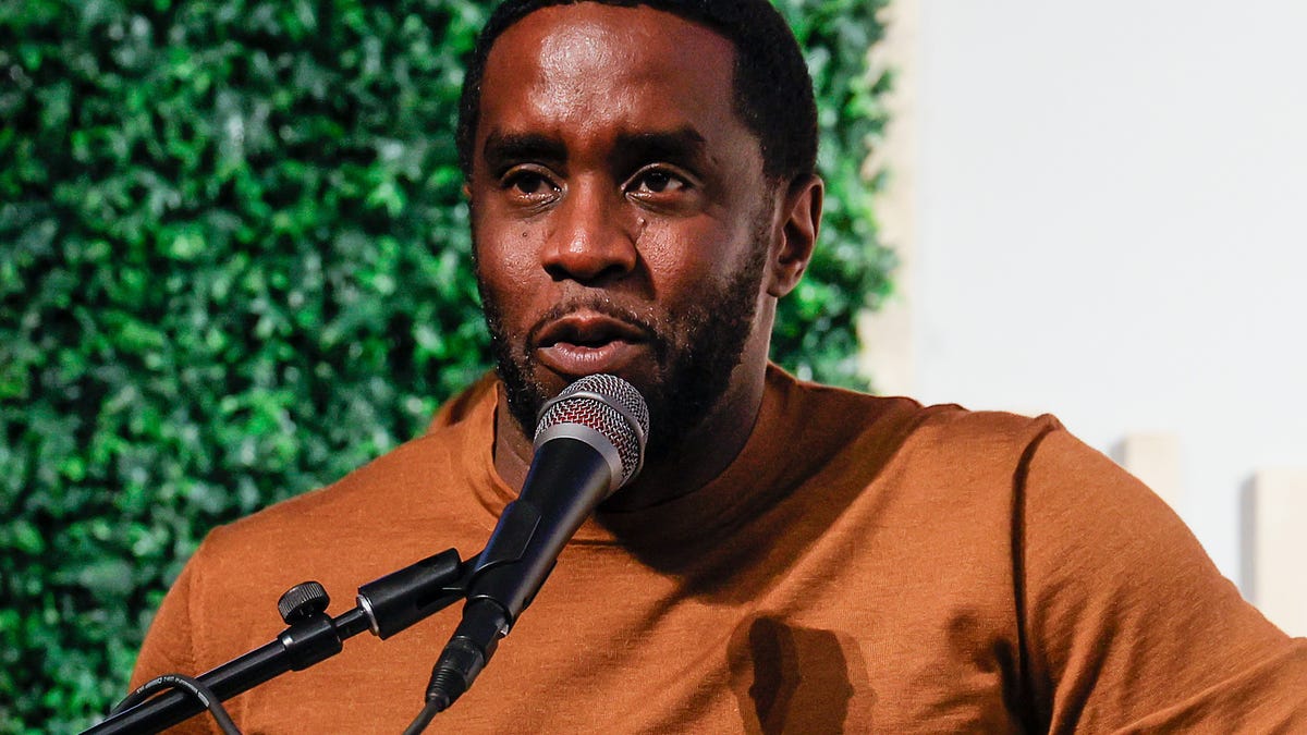 WASHINGTON, DC - SEPTEMBER 21: Sean "Diddy" Combs speaks during the National Town Hall on September 21, 2023 in Washington, DC. (Photo by Jemal Countess/Getty Images for Congressional Black Caucus Foundation)