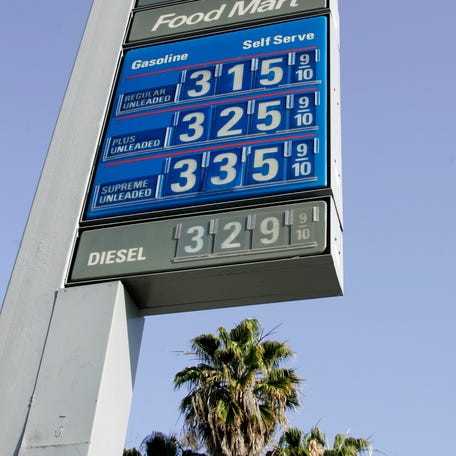 Gasoline prices have fallen recently on weaker global oil demand.