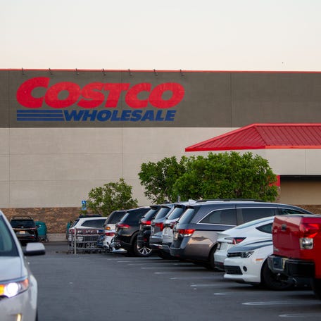 A Costco warehouse is seen in the Northridge neighborhood of Los Angeles on May 7, 2025.