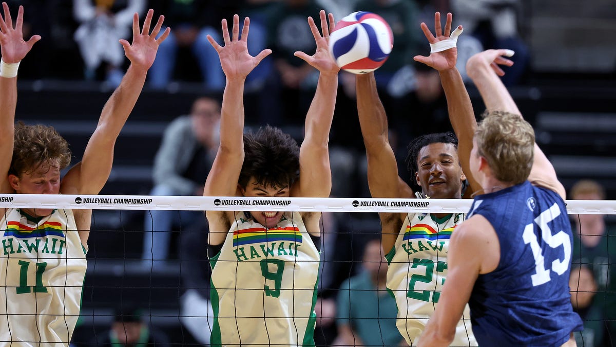 Ncaa Volleyball Mens National Volleyball Quarterfinal Hawaii Vs Penn State