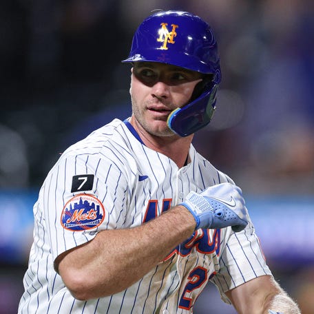 Pete Alonso was named NL Player of the Month for April.