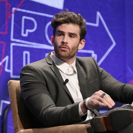 Hasan Piker speaks onstage during Politicon 2018 at Los Angeles Convention Center on October 20, 2018 in Los Angeles, California.