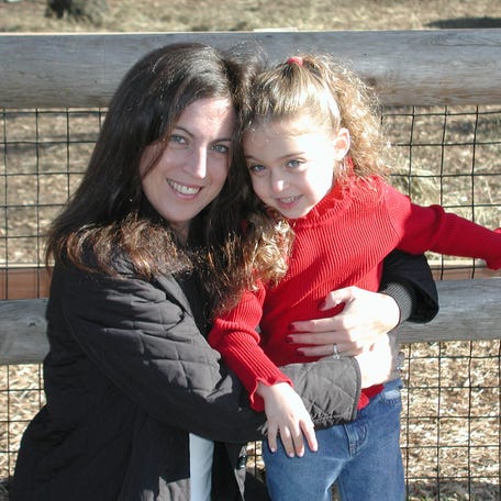 Shown is Alissa Kanowitz, of Scarsdale, with her daugther, Amanda, who died in 2004 from influenza. Kanowitz' family co-founded Families Fighting Flu, a national advocacy group that promotes flu vaccination and combats vaccine misinformation.