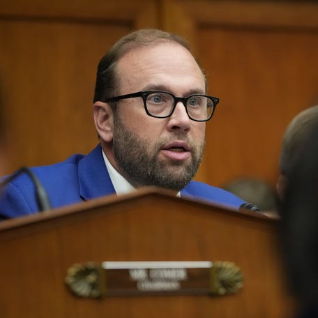 Rep. Jason Smith, R-Mo., speaks during the House Oversight committee hearing on the basis for an impeachment inquiry of President Joseph R. Biden, Jr.