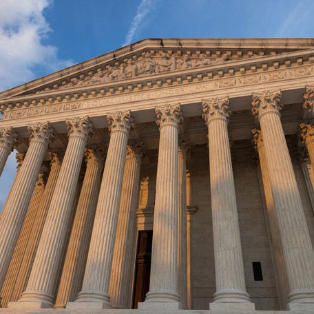 FILE PHOTO: A view of the U.S. Supreme Court in Washington, U.S., July 19, 2024. REUTERS/Kevin Mohatt/File Photo