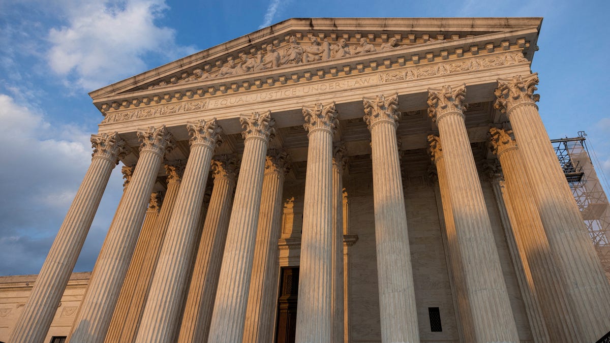 FILE PHOTO: A view of the U.S. Supreme Court in Washington, U.S., July 19, 2024. REUTERS/Kevin Mohatt/File Photo
