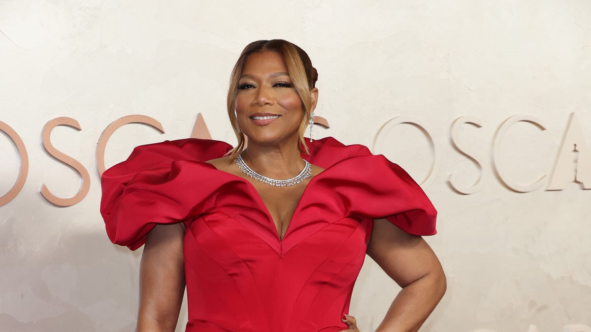 Mar 2, 2025; Los Angeles, CA, USA; Queen Latifah at the 97th Oscars at the Dolby Theatre at Ovation Hollywood in Los Angeles on Sunday, March 2, 2025. Mandatory Credit: Dan MacMedan-USA TODAY