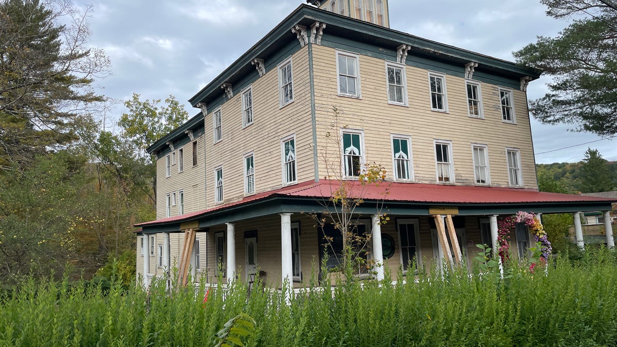 The Wellington Hotel, built in 1882, is located within the hamlet of Pine Hill.
