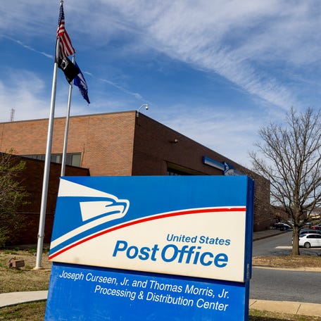 WASHINGTON, DC - MARCH 23: The United States Post Office Distribution Center on March 23, 2025 in Washington, DC.