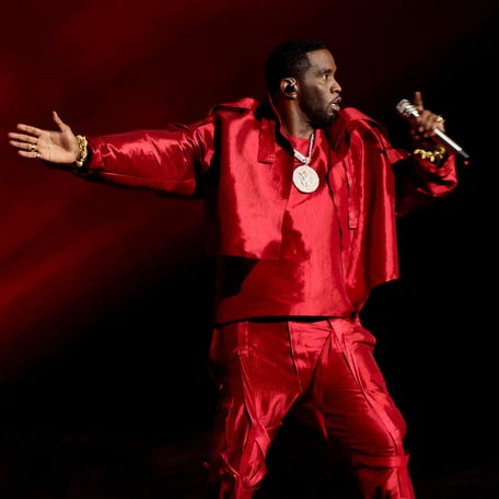 Diddy performs on stage during the MTV Video Music Awards on Sept. 12, 2023, in Newark, New Jersey.