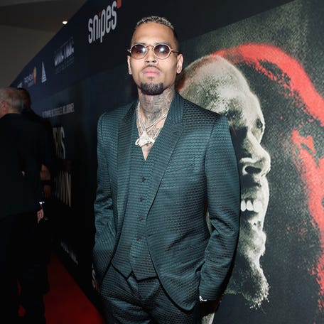 Chris Brown attends the Premiere Of Riveting Entertainment's "Chris Brown: Welcome To My Life" at L.A. LIVE on June 6, 2017, in Los Angeles.