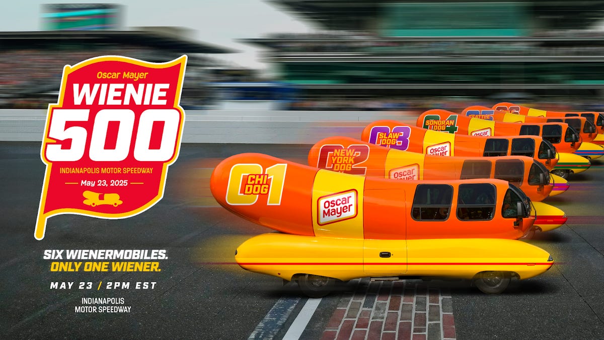 Oscar Mayer Wienermobiles will race in the 'Wienie 500.' Here's how to watch the race for top dog
