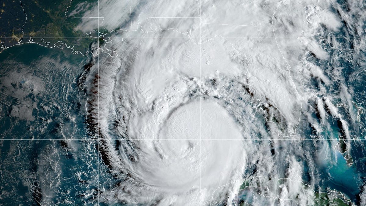 Hurricane Helene closes in on the Florida coast in this NOAA satellite image from Sept. 26, 2024. Helene was the continental United States' deadliest single storm since Hurricane Katrina in 2005.