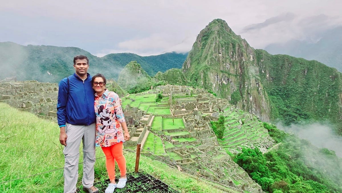 Mari Subbiah and Viji Mari took their first Grand World Voyage in 2023.
