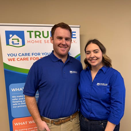 Nick Maenza and Alexandra Balan, co-owners of TruBlue in Orange and Duchess counties.