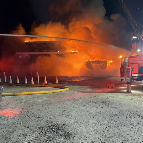 A fire broke out early on May 20 at Matunuck Oyster Bar in South Kingstown, Rhode Island. The business is listed as one of USA TODAY's top places to eat in the United States.