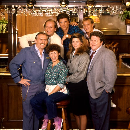 Undated cast of Cheers.