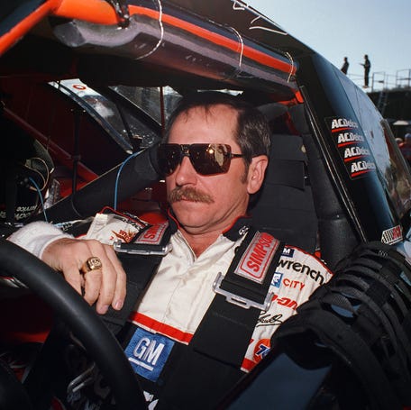 Dale Earnhardt at the 1997 Dura Lube 500 at Phoenix International Raceway.