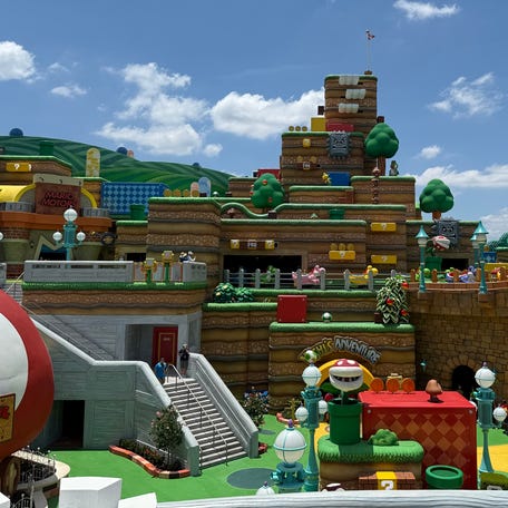 Super Nintendo World features multiple levels of play at Universal Epic Universe.