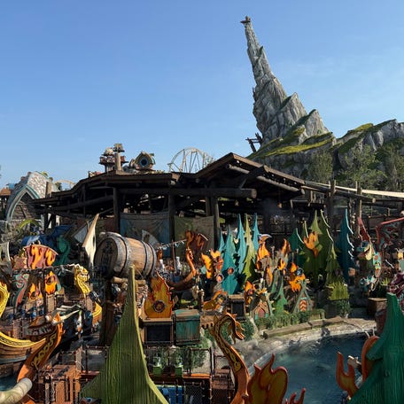 Guests should prepare to get wet on Fyre Drill at Universal Epic Universe.