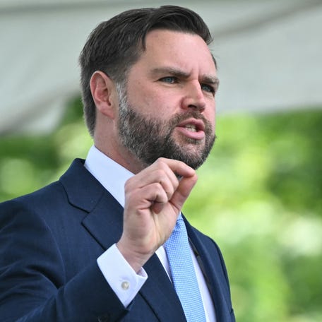 Vice President JD Vance speaks at the Annual National Peace Officers' Memorial Service in Washington, DC, on May 15, 2025.
