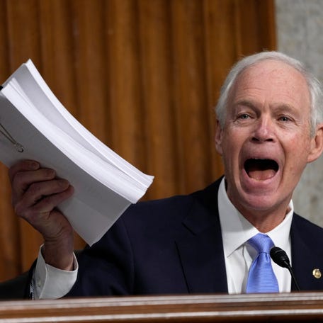 Sen. Ron Johnson, R-WI, speaks during the Senate Finance Committee confirmation hearing on Robert F. Kennedy Jr.â€™s nomination for Secretary of Health and Human Services on Jan. 29, 2025, in Washington, DC.