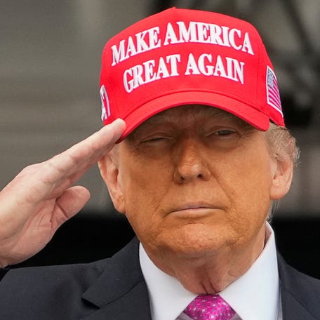 President Donald Trump attends the commencement ceremony at the U.S. Military Academy in West Point, New York, on May 24, 2025.